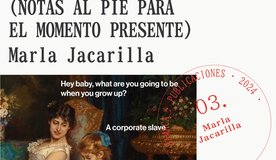 DE LA GUERRA (NOTAS AL PIE PARA EL MOMENTO PRESENTE), per Marla Jacarilla